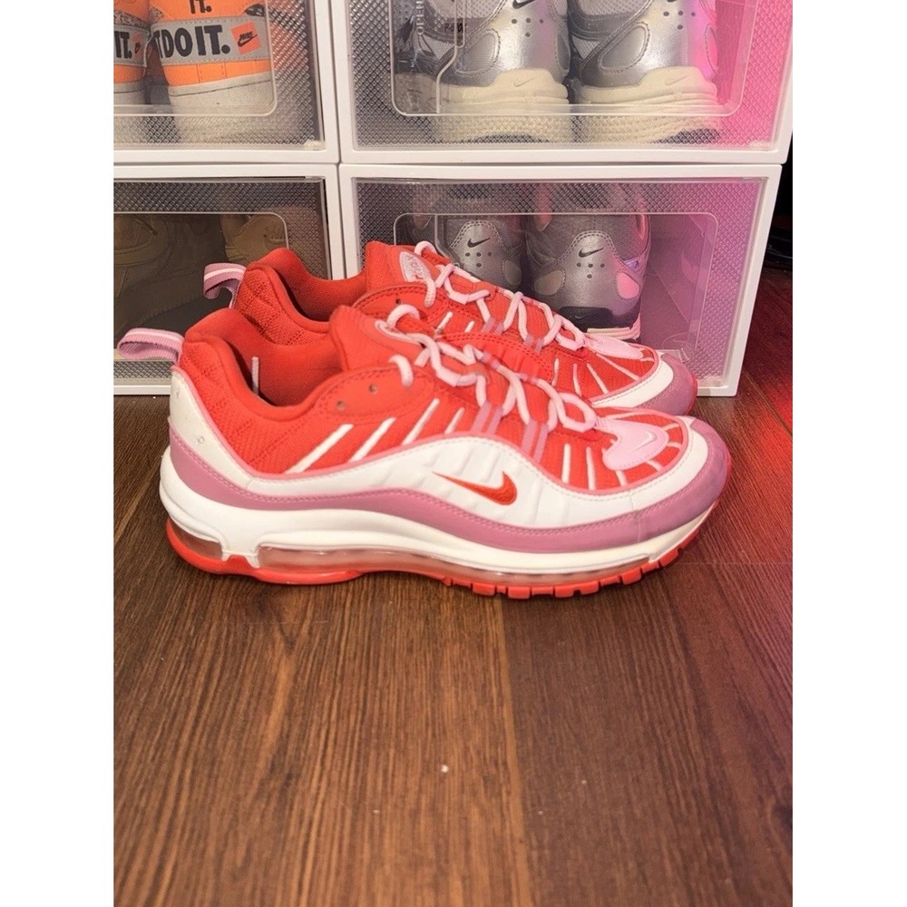 Size 9 - Nike Air Max 98 Valentine's Day W CI3709-600 Red Pink Sneaker
